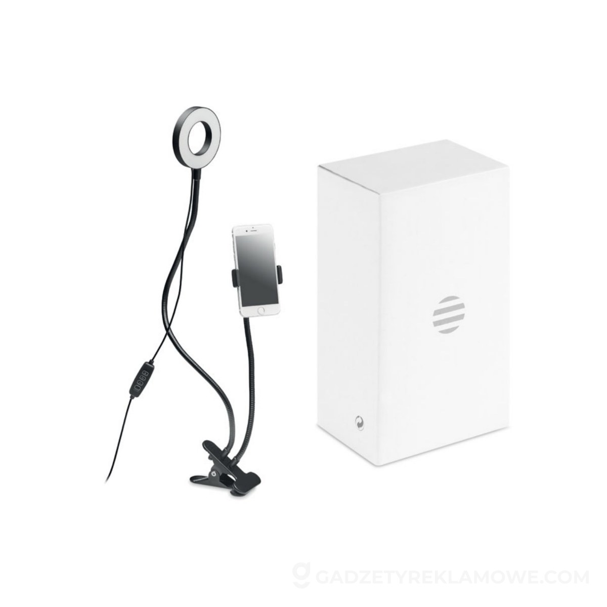Przenośna lampa do selfie MINI HELO - czarna