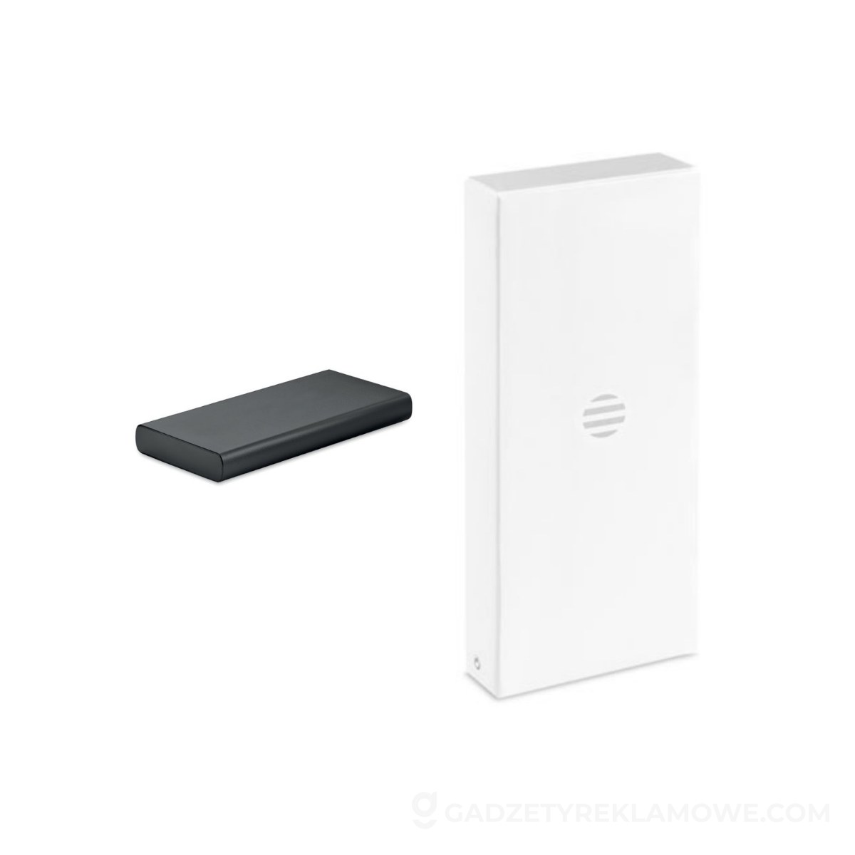 Power bank 10000 mAh POWERFLAT 8 C - czarny