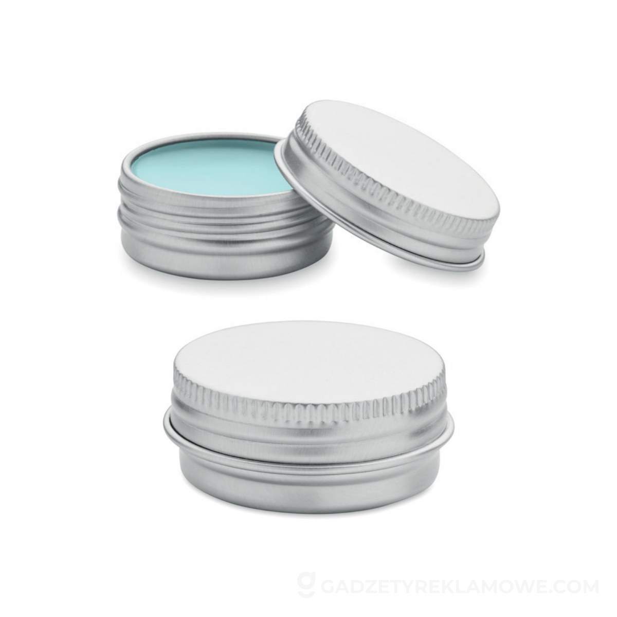 Wegański balsam do ust puszka BALM - błękitna