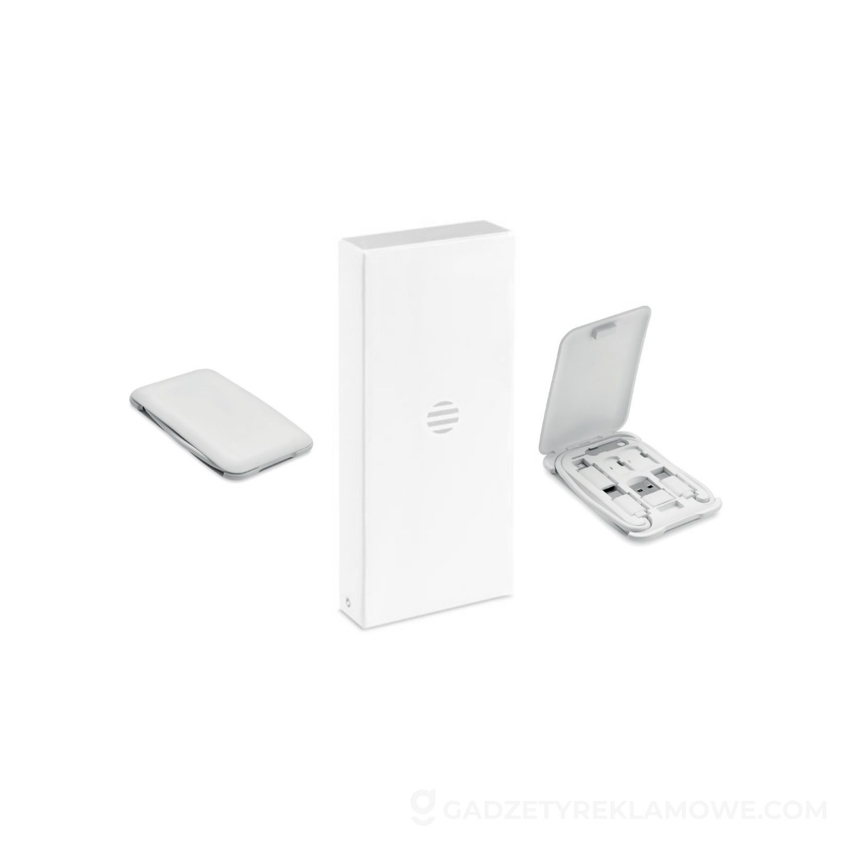 Kabel 3 w 1 z podstawką YAPO+ - biały