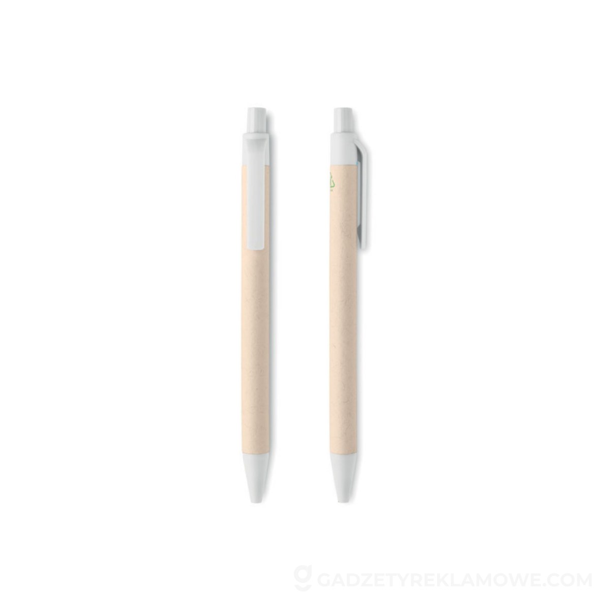 Długopis z kartonu po mleku MITO PEN - biały