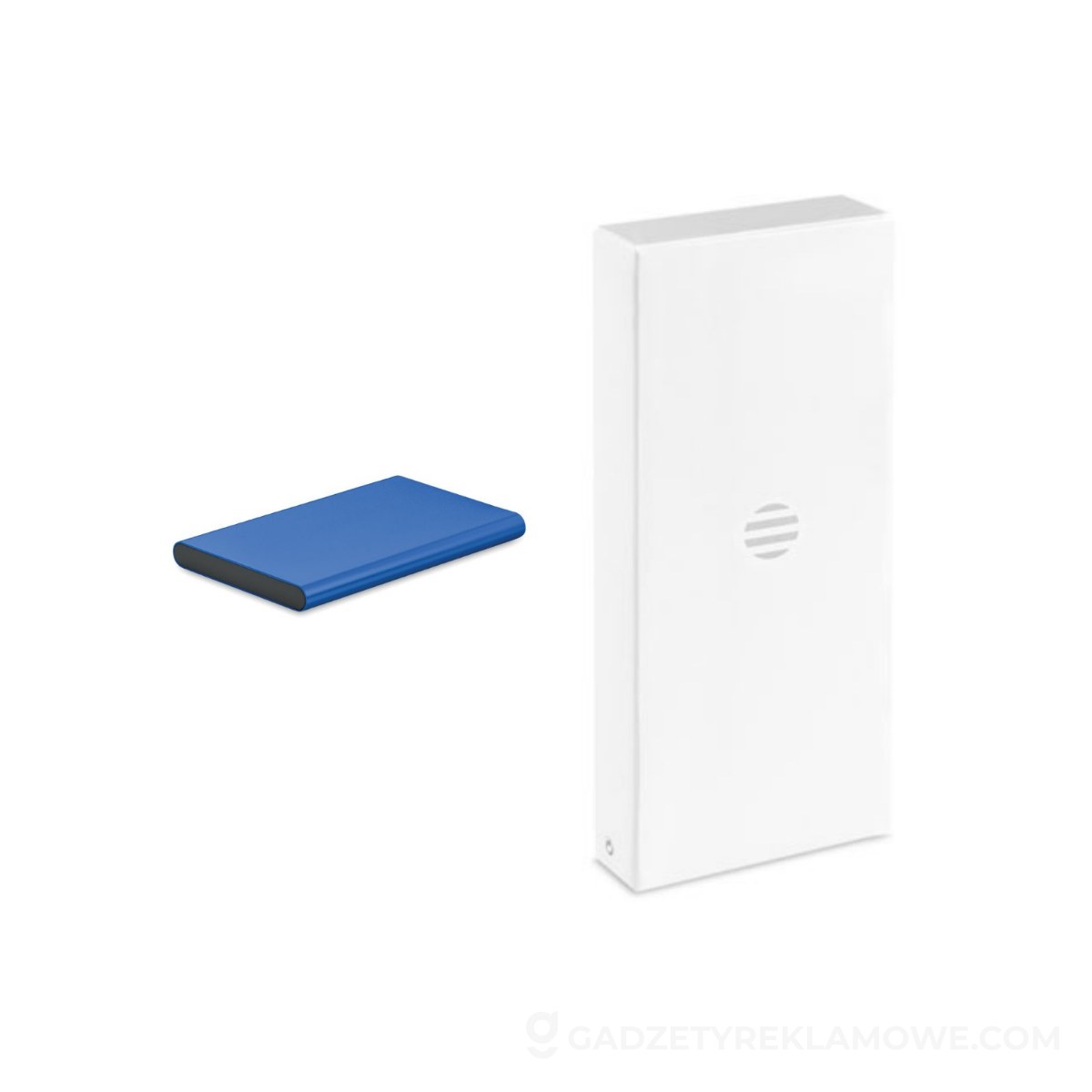 Power Bank 4000 mAh typ C POWERFLAT C - niebieski