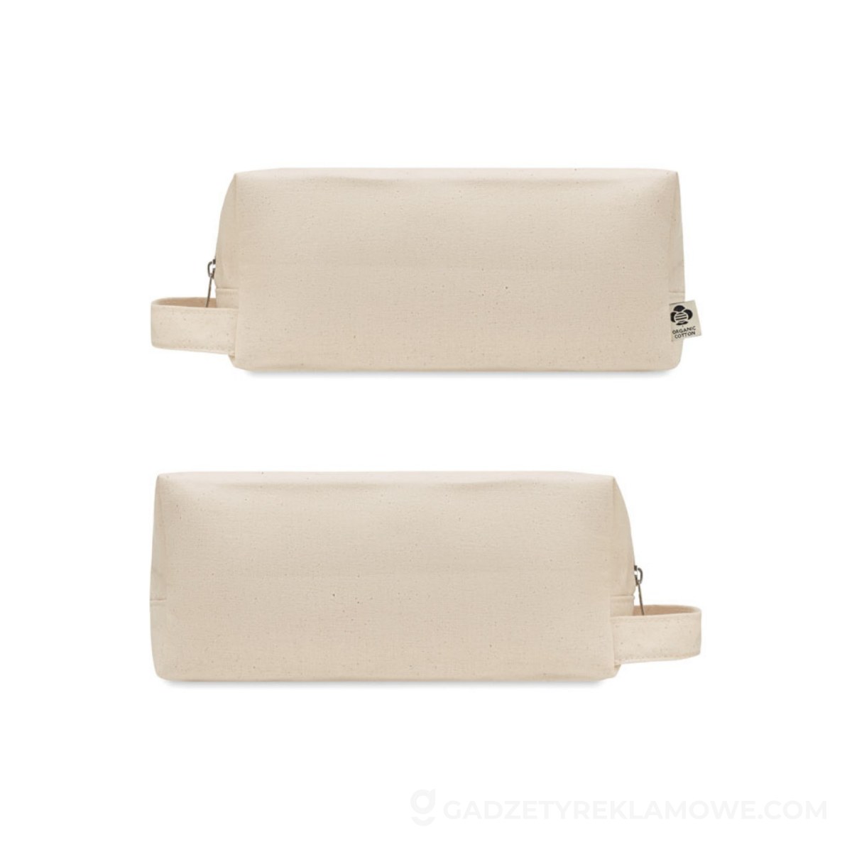 Płócienna kosmetyczka 220gr/m² BIA - beżowa