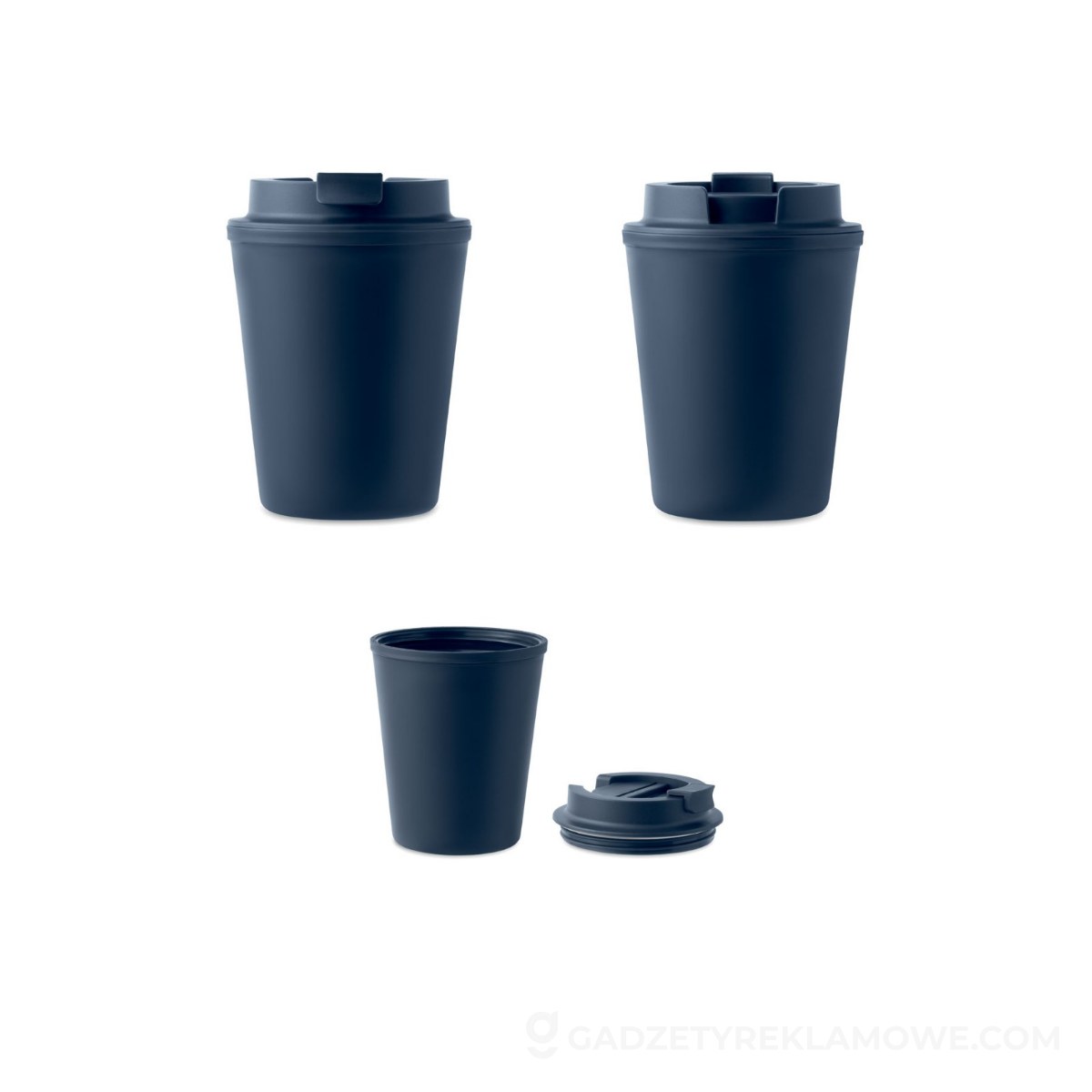 Kubek z PP 300 ml TRIDUS - ciemnogranatowy