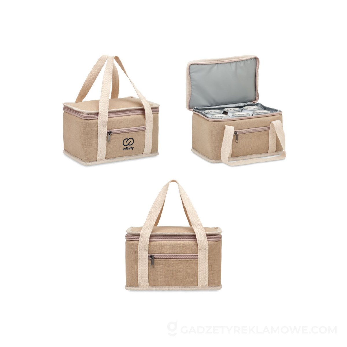 Torba termiczna 320gr/m² KECIL - beżowa