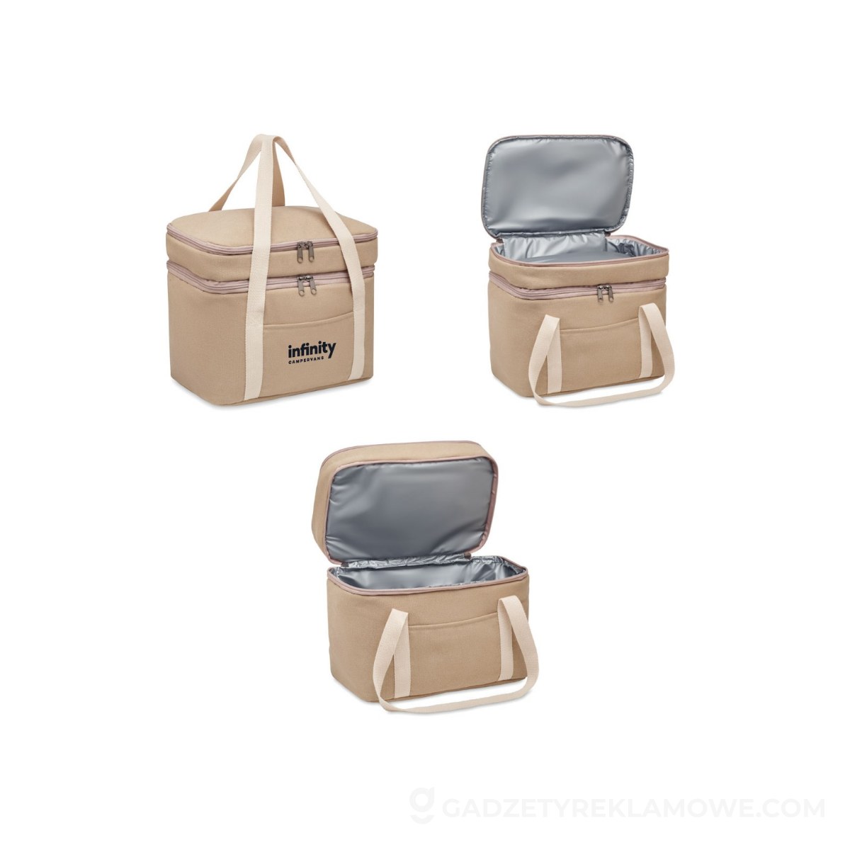 Torba termiczna 320 gr/m² KECIL TOP - beżowa