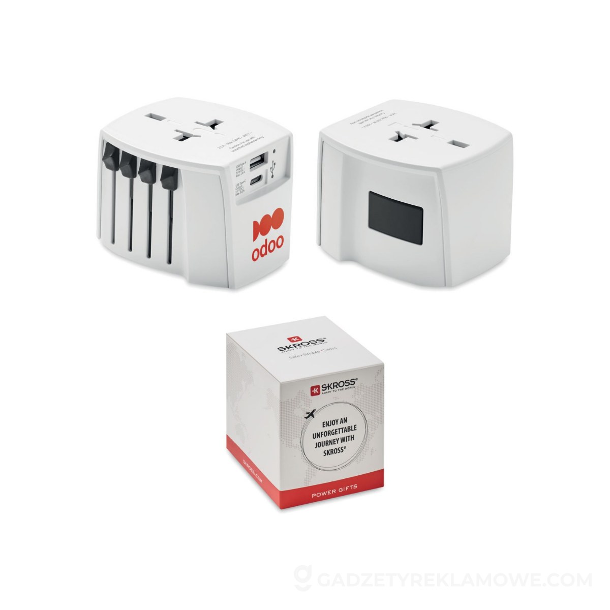 Skross MUV adapter USB A/C MUV USB A/C - biały
