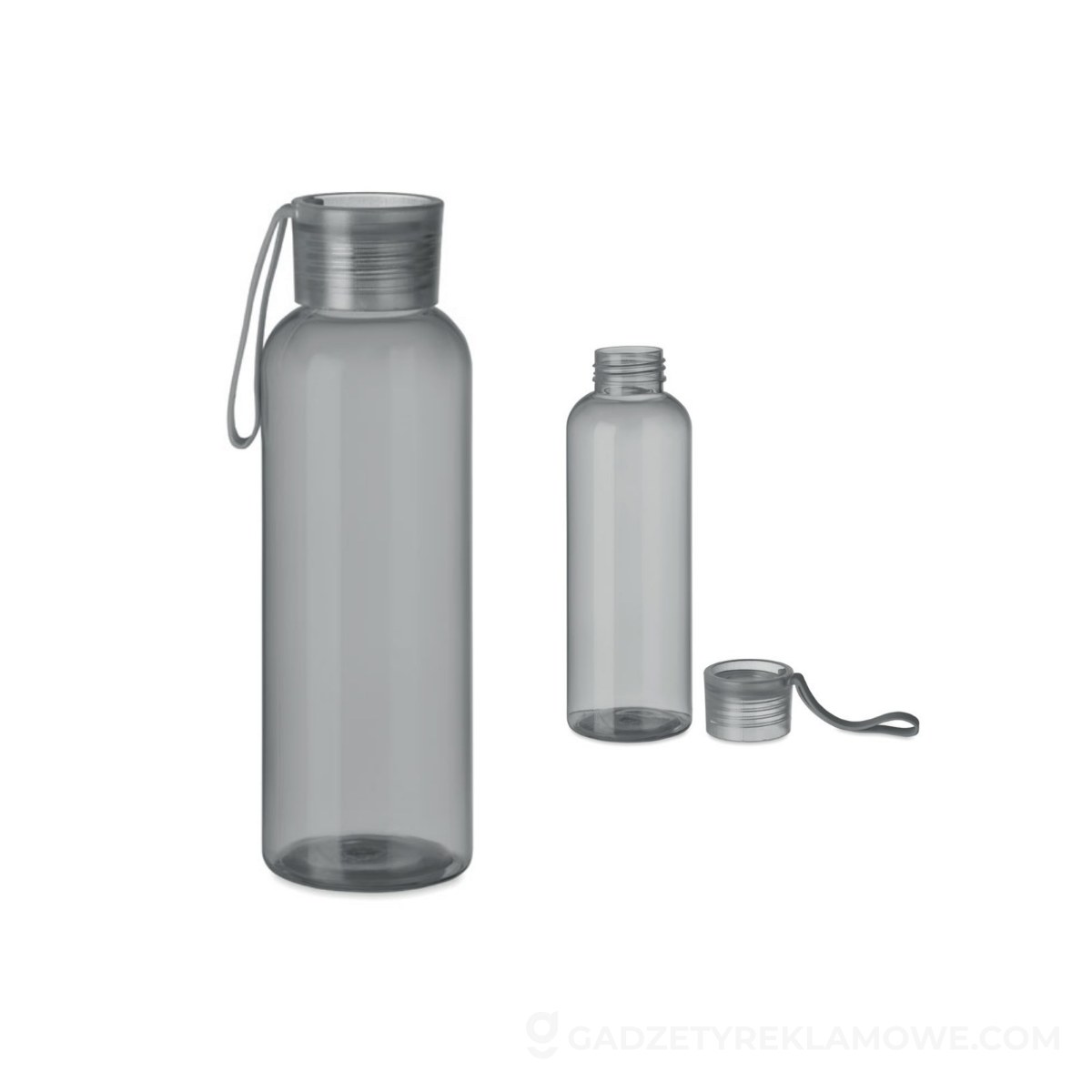 Butelka z Tritanu 500 ml INDI - przezroczysta szara
