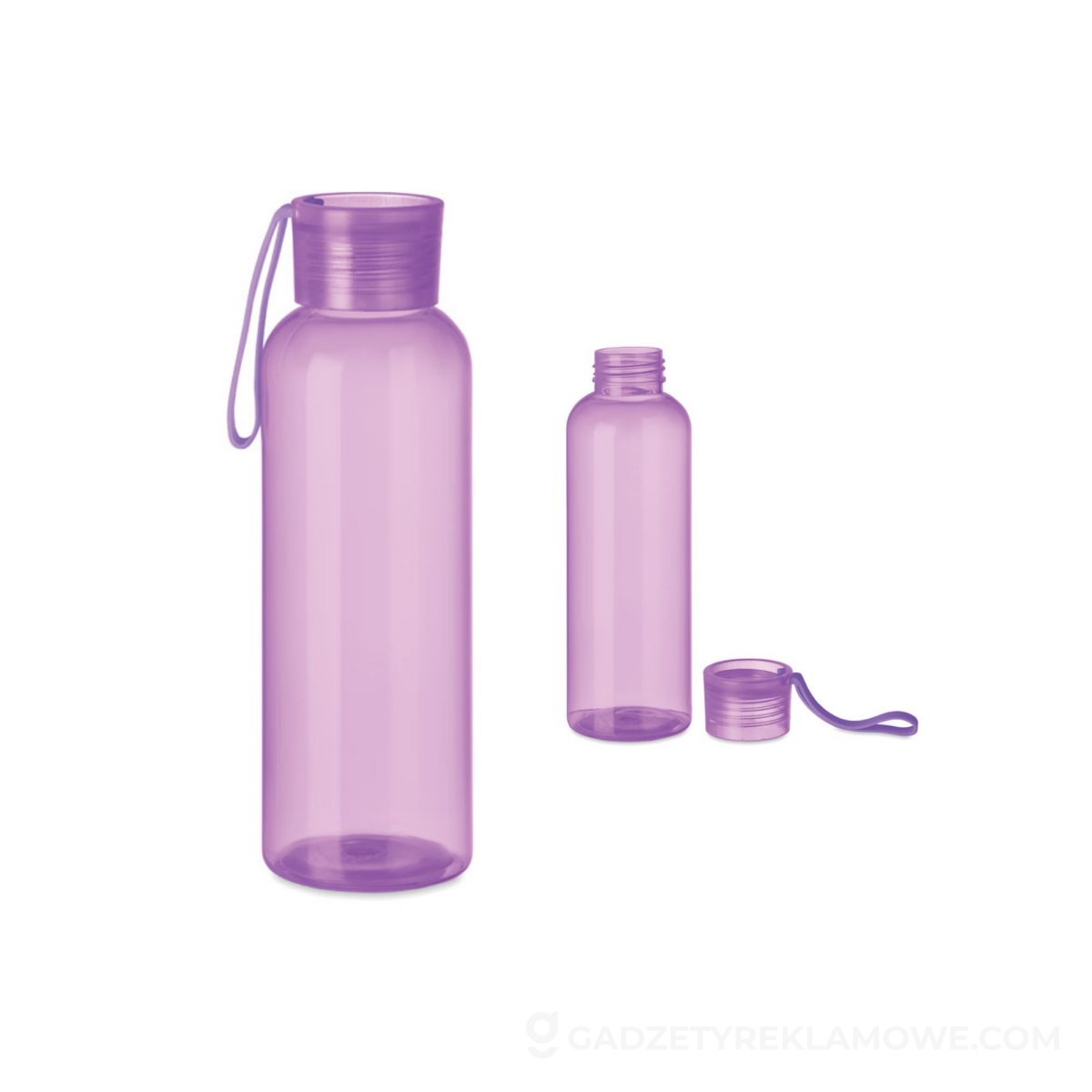 Butelka z Tritanu 500 ml INDI - przezroczysta fioletowa