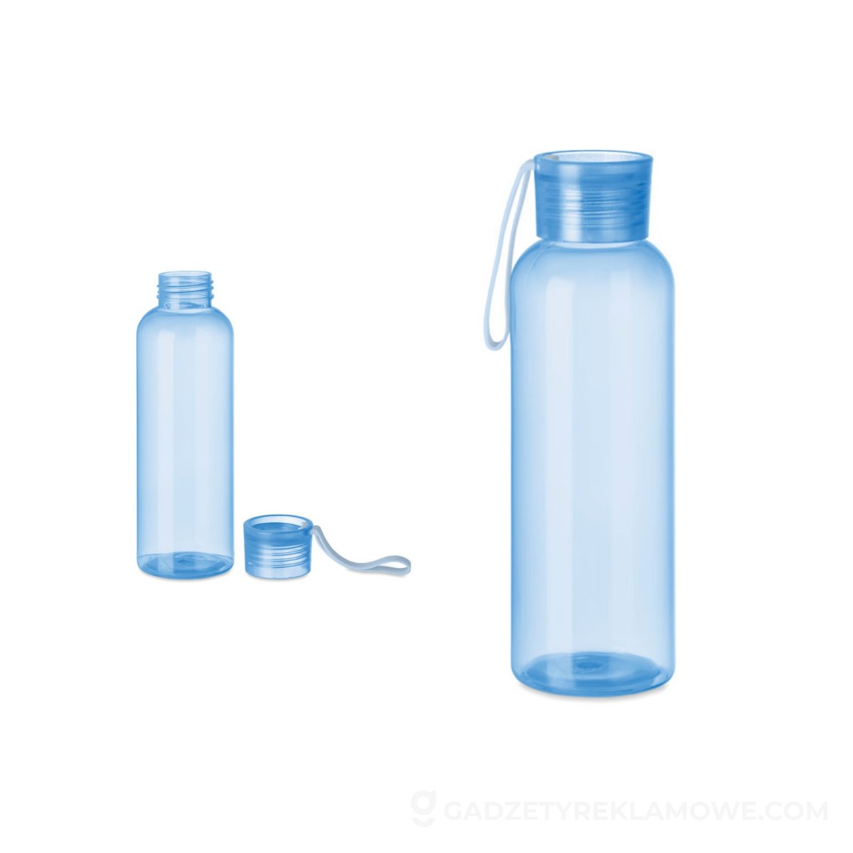 Butelka z Tritanu 500 ml INDI - jasnoniebieska