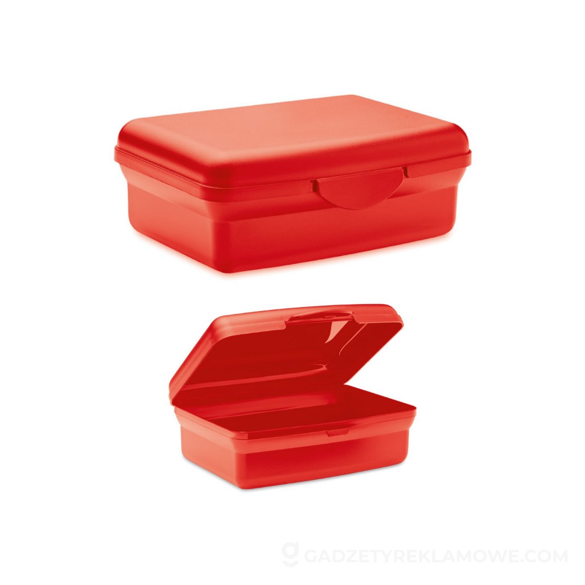 Gadżety reklamowe Włocławek 4 Lunch box z PP 800ml CARMANY - czerwony