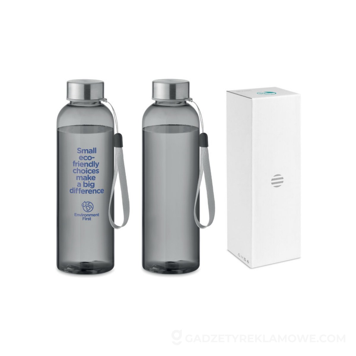 Butelka Tritan Renew™ 500 ml SEA - przezroczysta szara