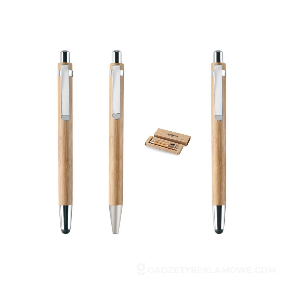 Bambusowy zestaw długopis i o BAMBOOSET - drewniany
