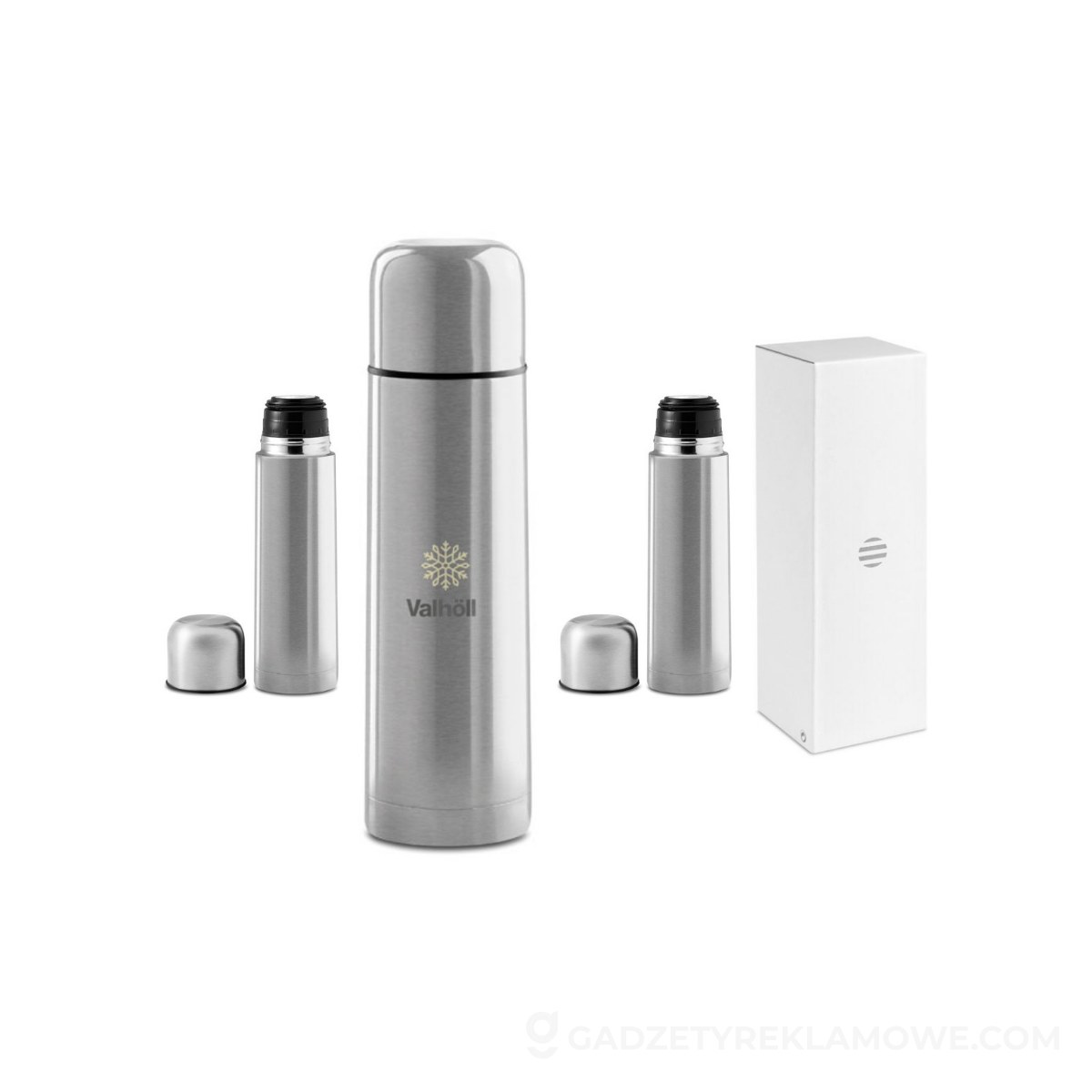 Termos 500ml CHAN - srebrny