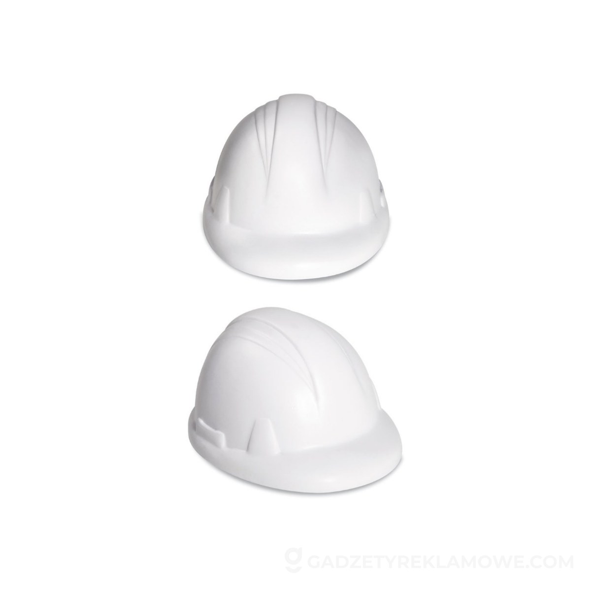 Antystres kask z PU MINEROSTRESS - biały