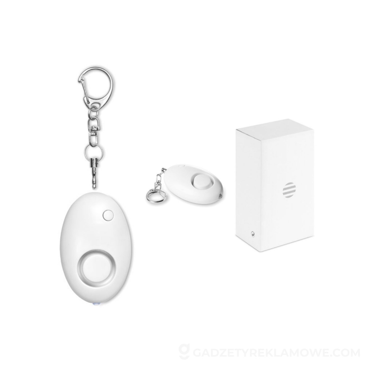 Mini alarm personalny ALARMY - biały