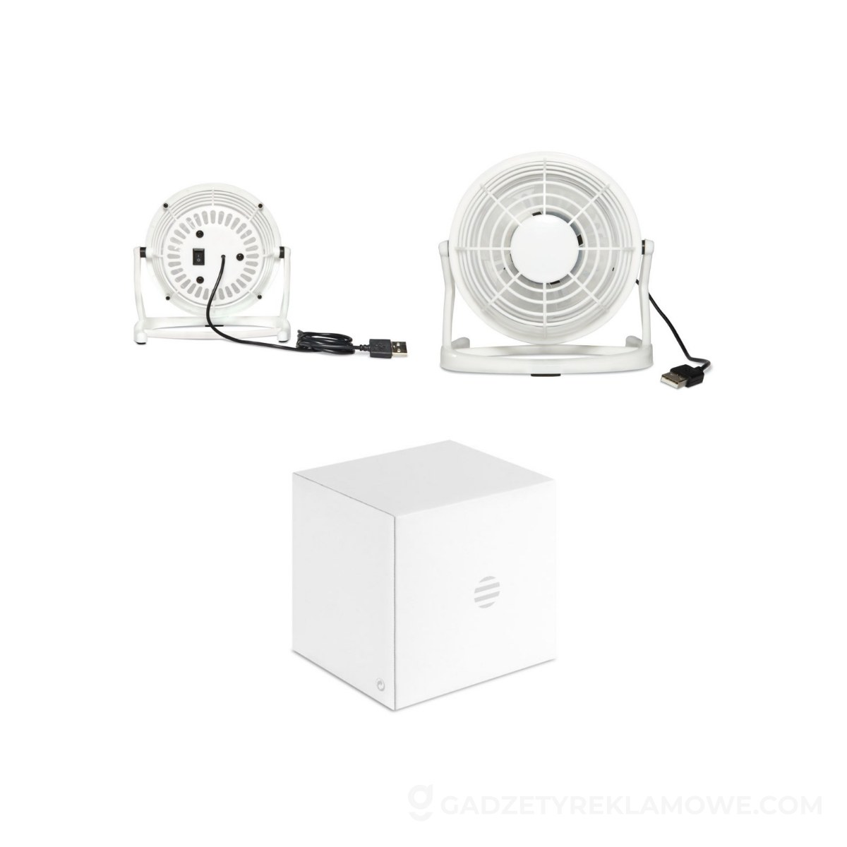 Wiatraczek USB AIRY - biały