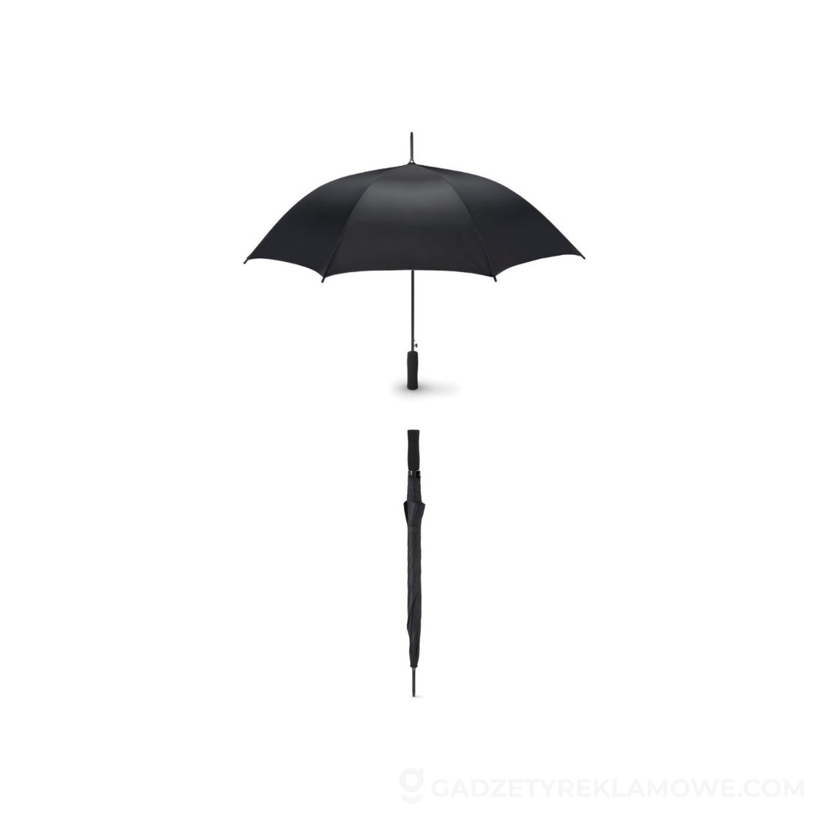 Gadżety reklamowe Nowa Ruda 6 Parasol, automatyczny SMALL SWANSEA - czarny