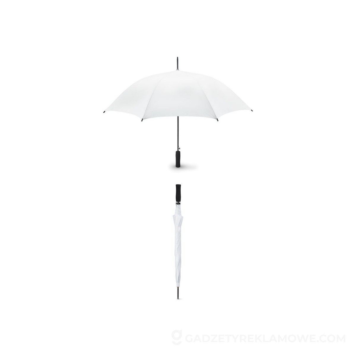 Gadżety reklamowe Czechowice-Dziedzice 6 Parasol, automatyczny SMALL SWANSEA - biały