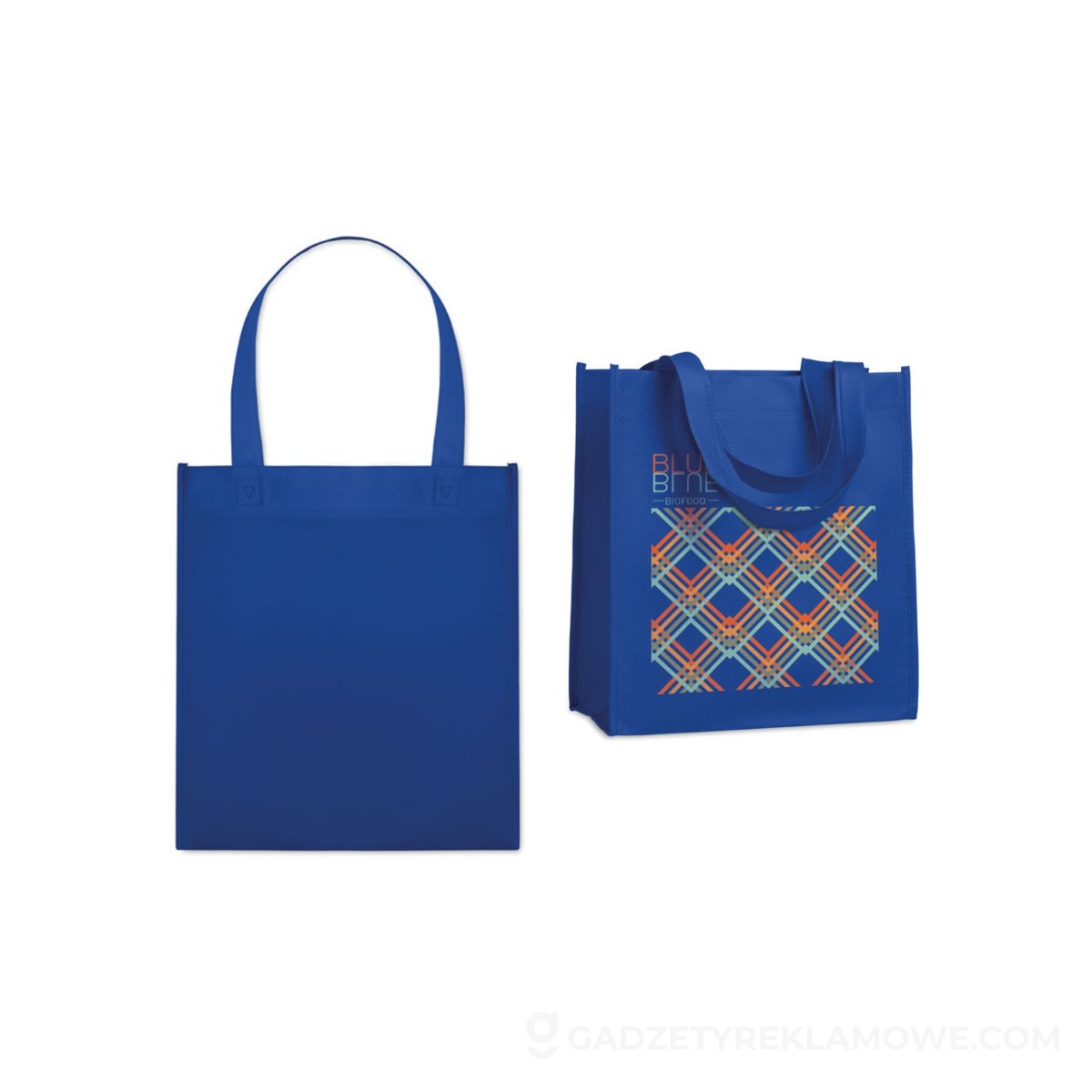 Zgrzewana torba nonwoven APO BAG - niebieska