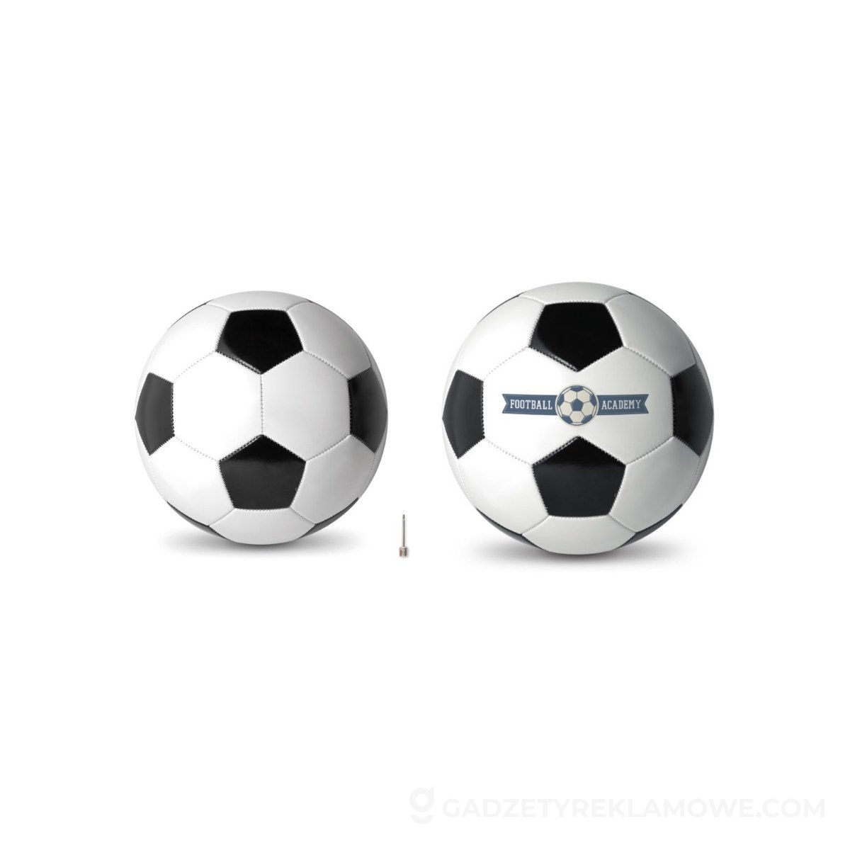 Piłka nożna 21.5cm SOCCER - biała