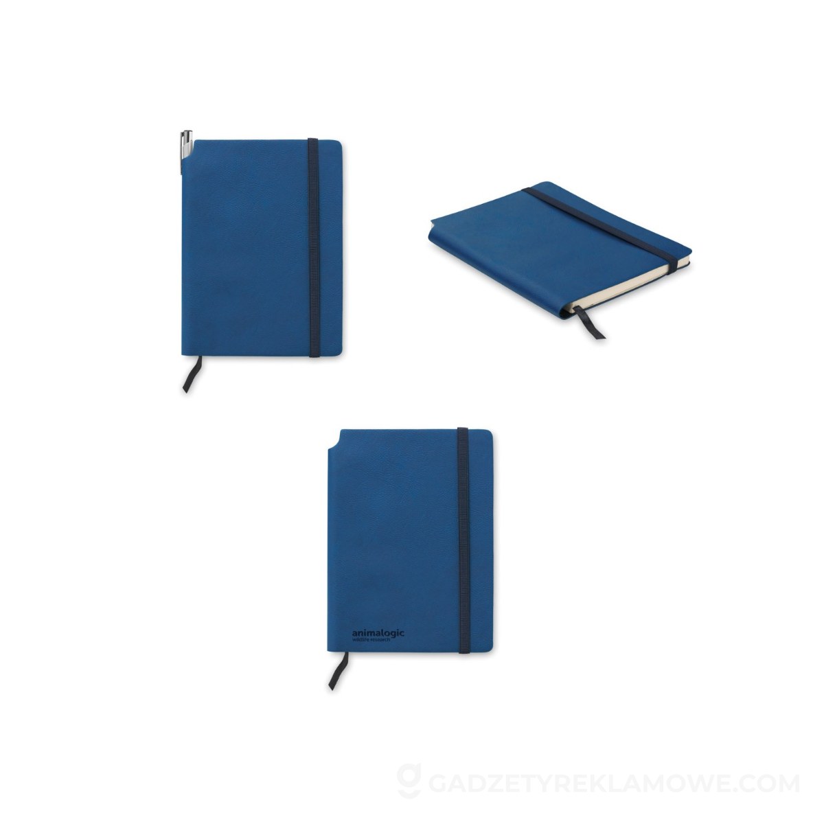 Notatnik A5 Softnote - niebieski