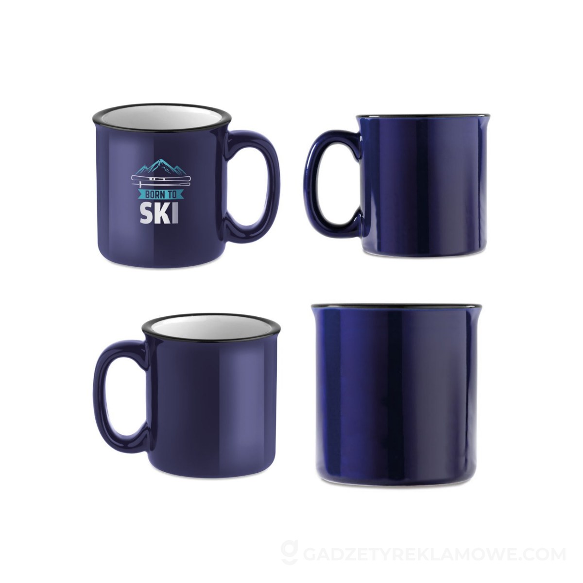 Kubek ceramiczny TWEENIES - ciemnogranatowy