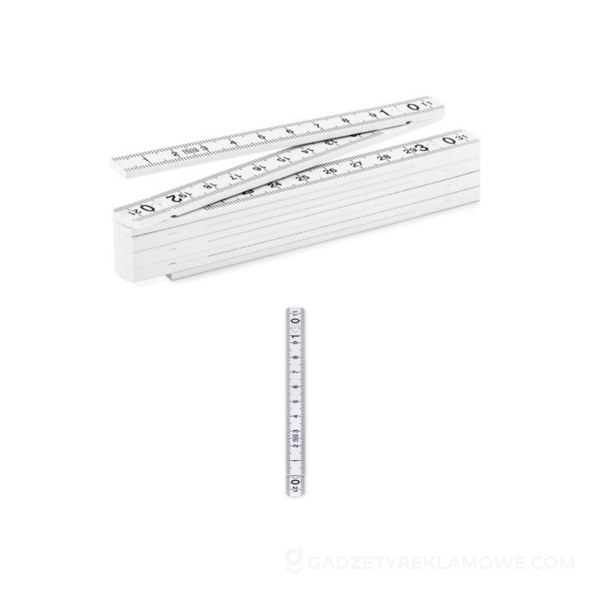 Miarka składana METER - biała