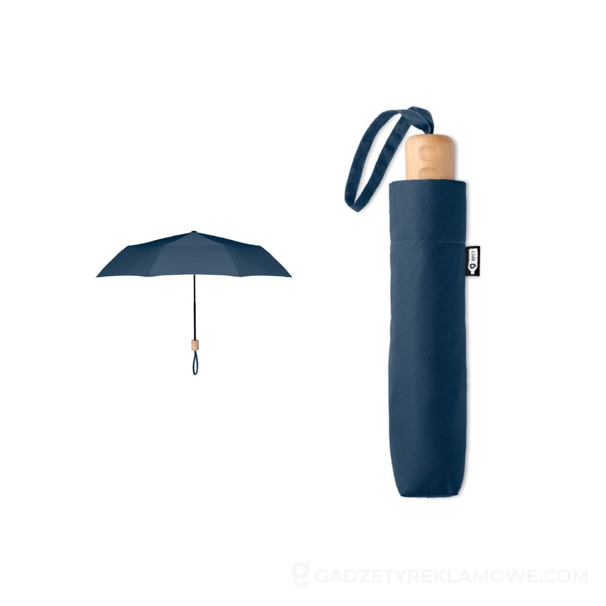 Parasol składany TRALEE - niebieski
