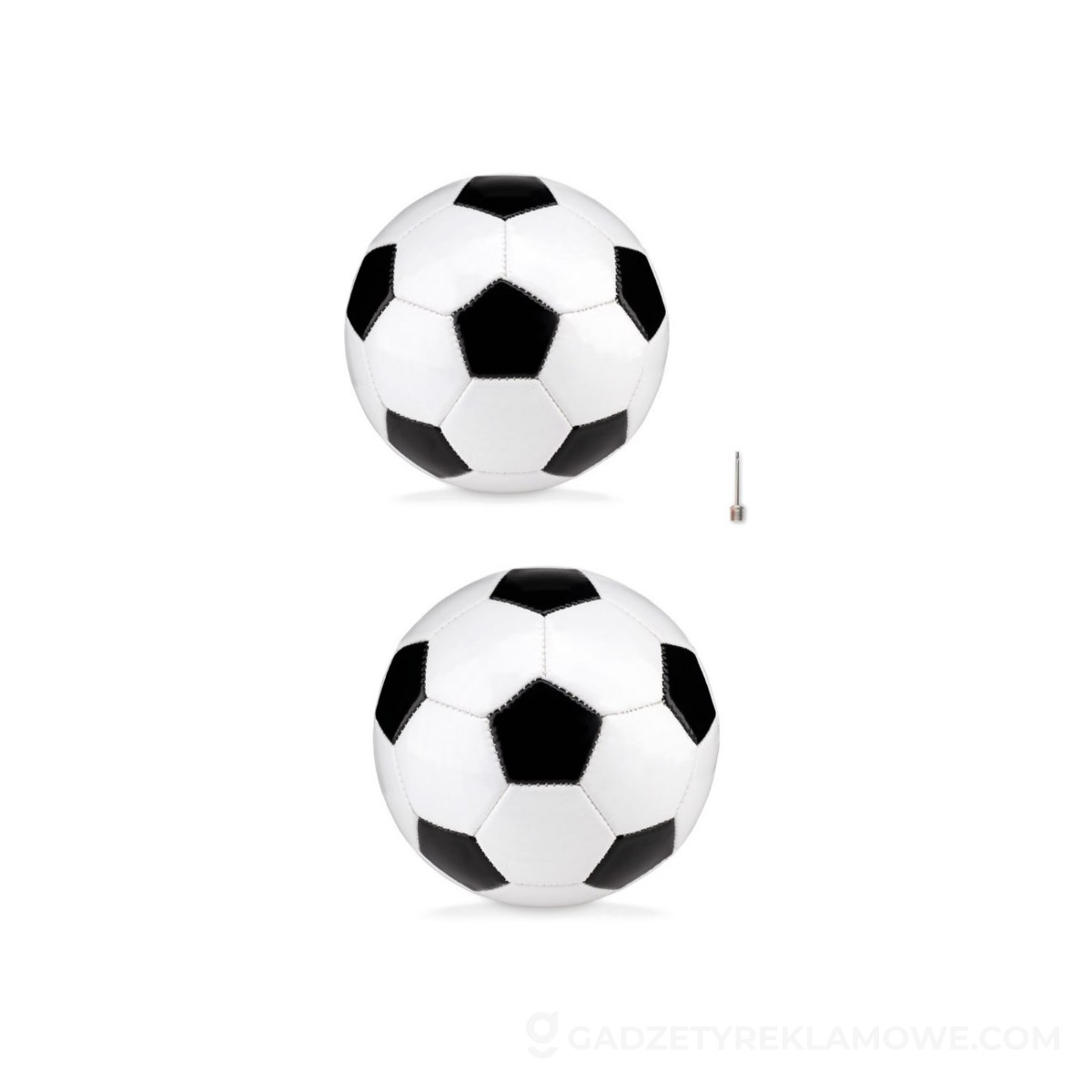 Mała piłka 15cm MINI SOCCER - biała/czarna