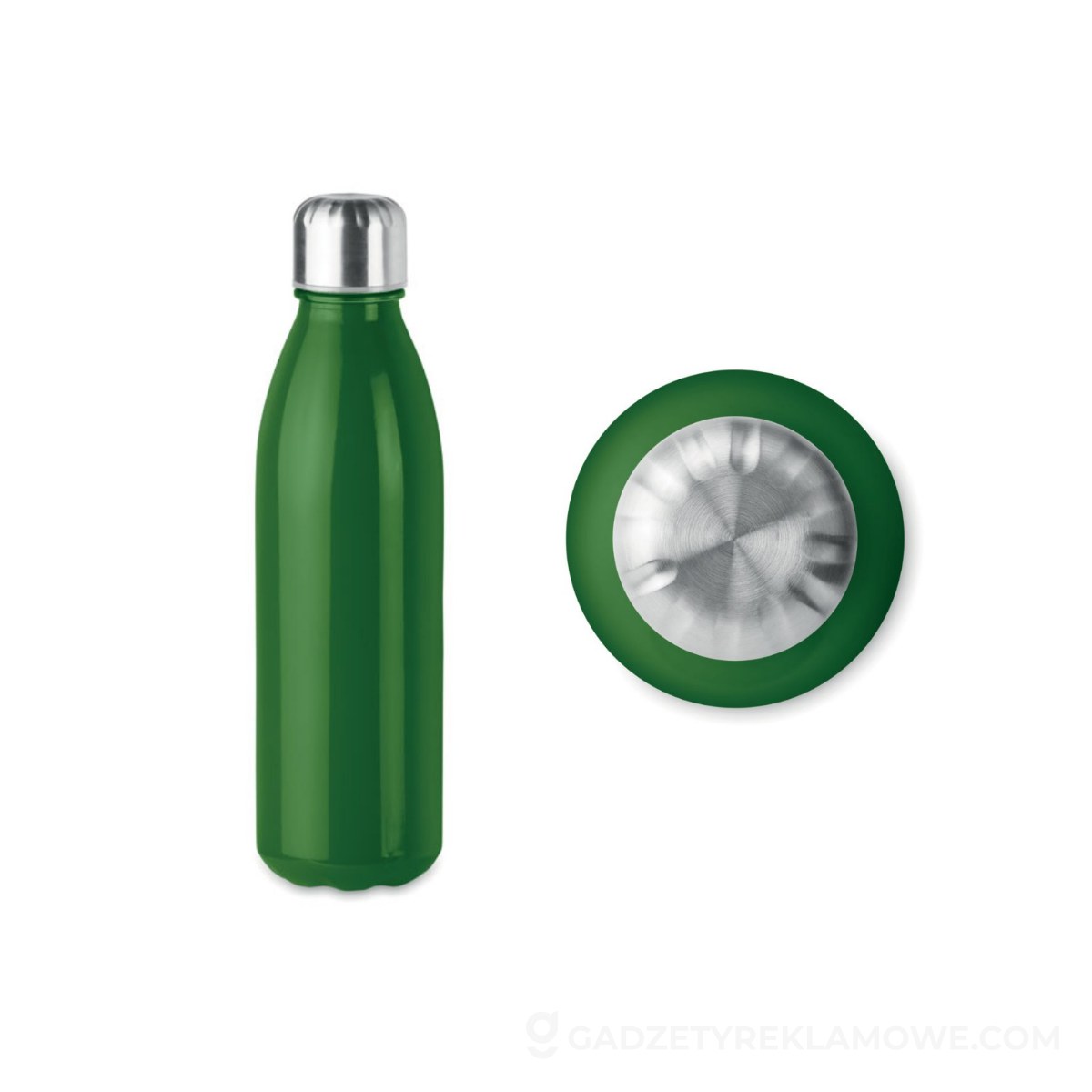 Szklana butelka Aspen Glass 650 ml - zielona