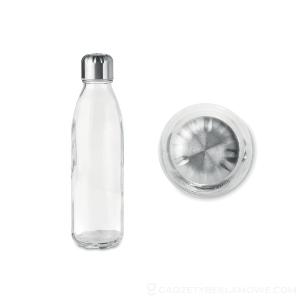Szklana butelka Aspen Glass 650 ml - przezroczysta