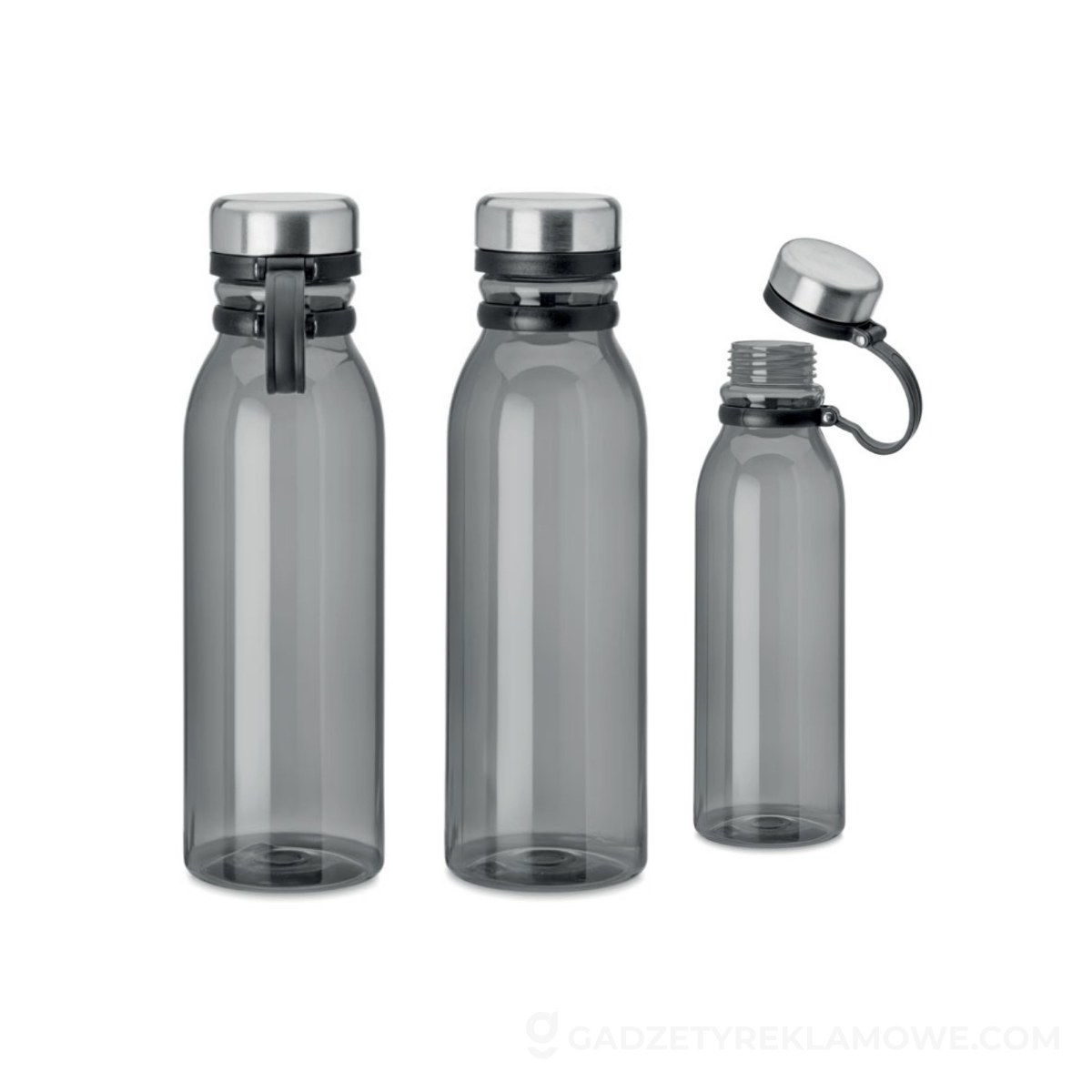 Gadżety reklamowe Lębork 11 Butelka RPET 780 ml ICELAND RPET - przezroczysta szara