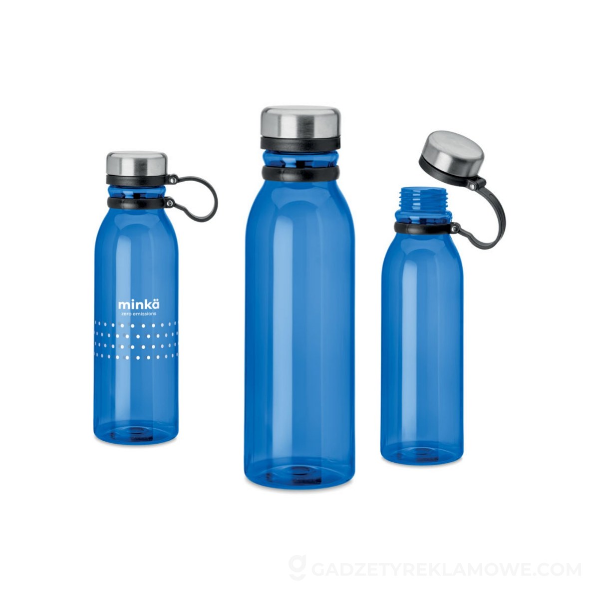Gadżety reklamowe Tarnowskie Góry 9 Butelka RPET 780 ml ICELAND RPET - niebieska