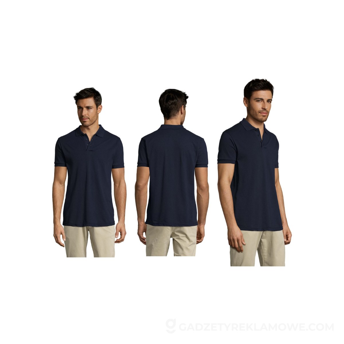 PRIME Męskie polo 200g PRIME MEN - French Navy - L
