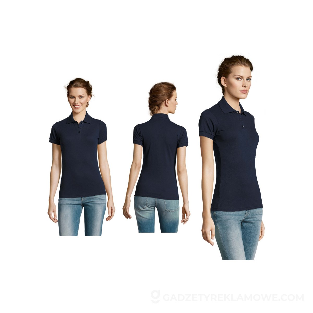PRIME Damskie POLO 200g PRIME WOMEN - French Navy - L