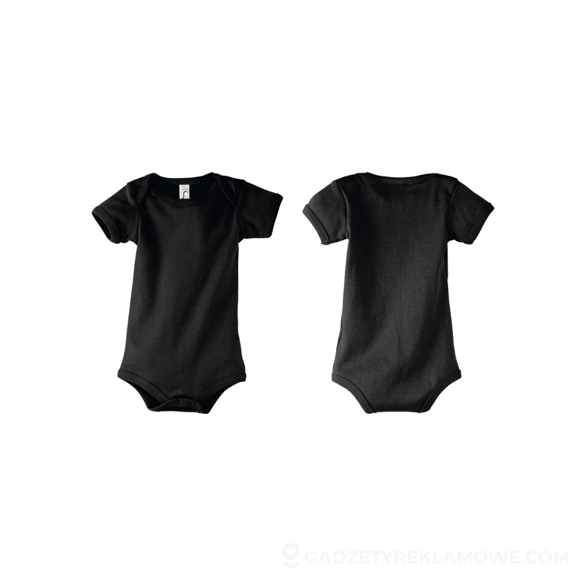 BAMBINO Dziecięce body 180g BAMBINO - Czarne - S