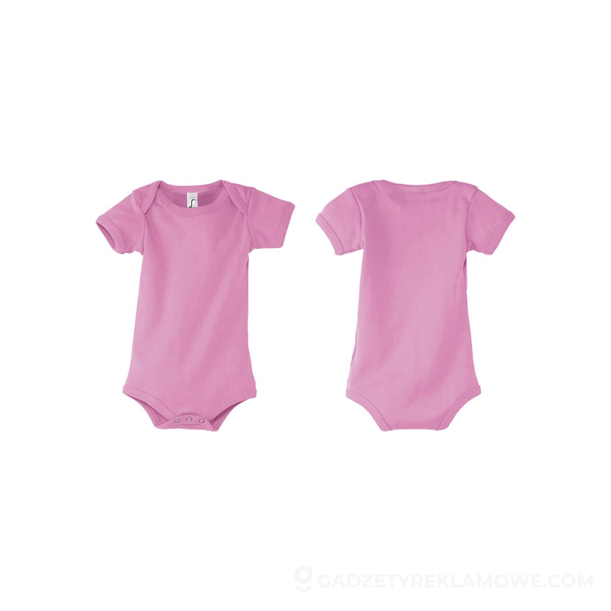 BAMBINO Dziecięce body 180g BAMBINO - Orchid Pink - S