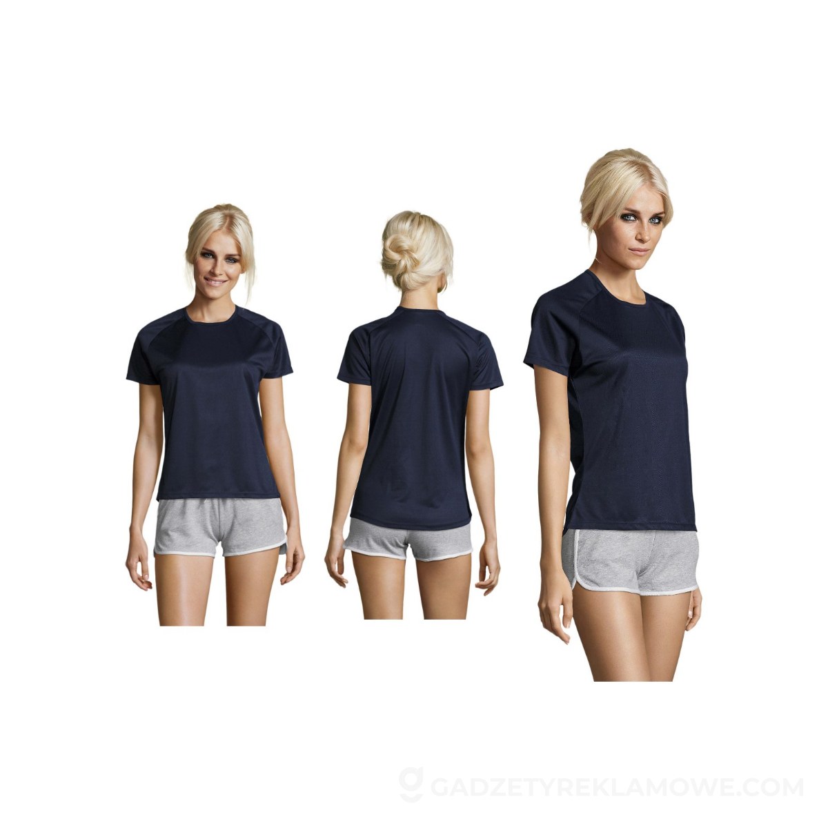SPORTY Damski T-Shirt 140g SPORTY WOMEN - French Navy - M