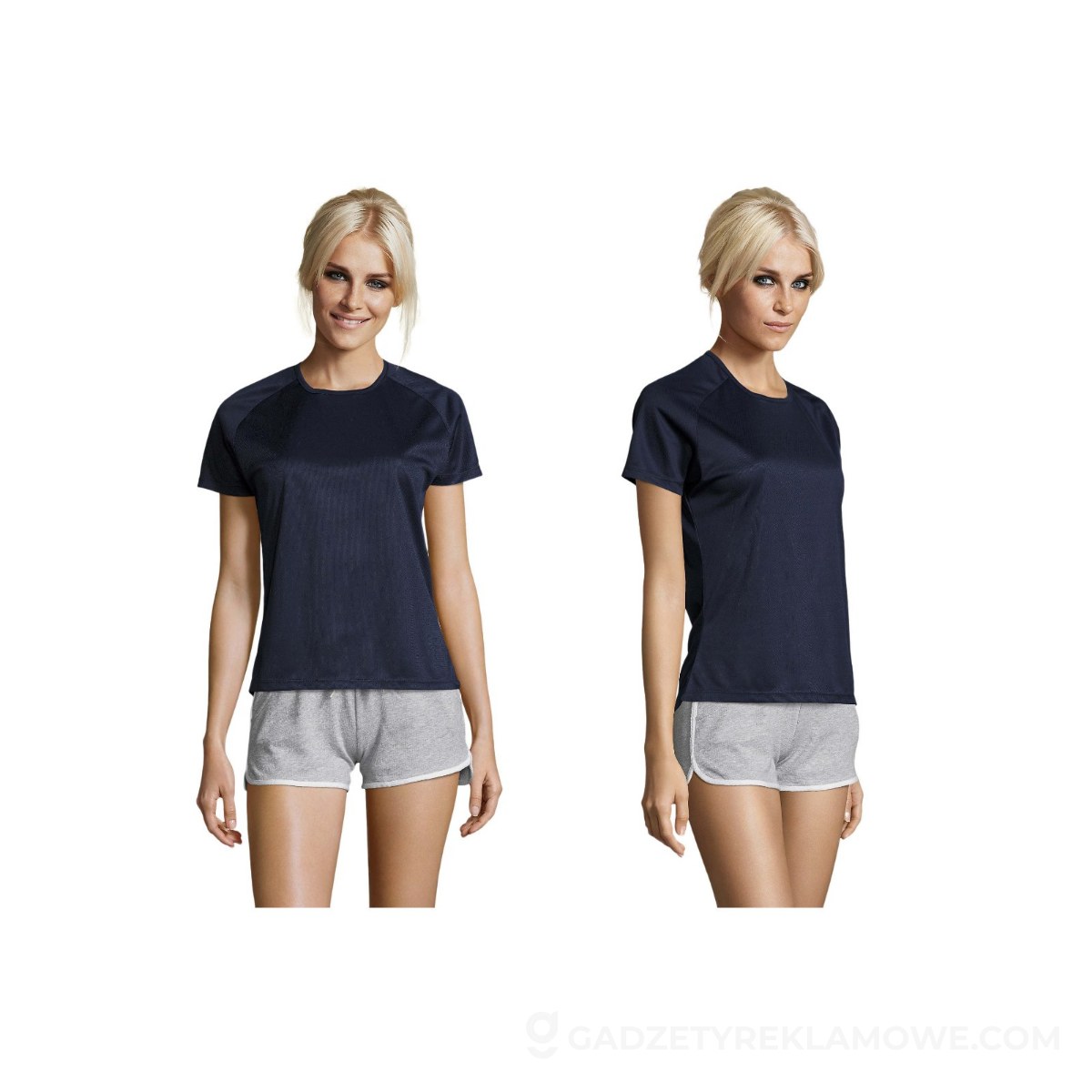SPORTY Damski T-Shirt 140g SPORTY WOMEN - French Navy - XL