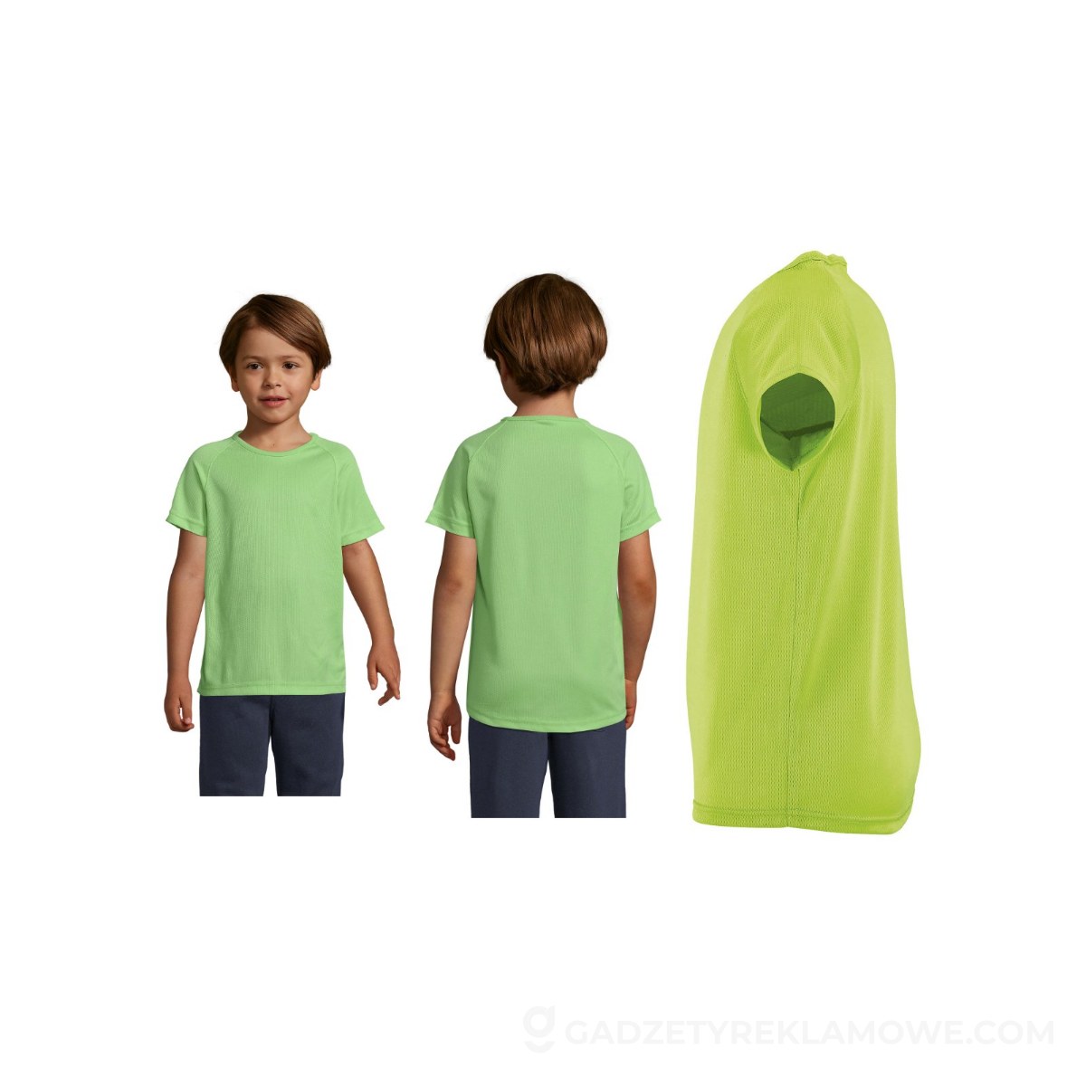 SPORTY Dziecięcy T-Shirt SPORTY KIDS - Apple Green - 4XL