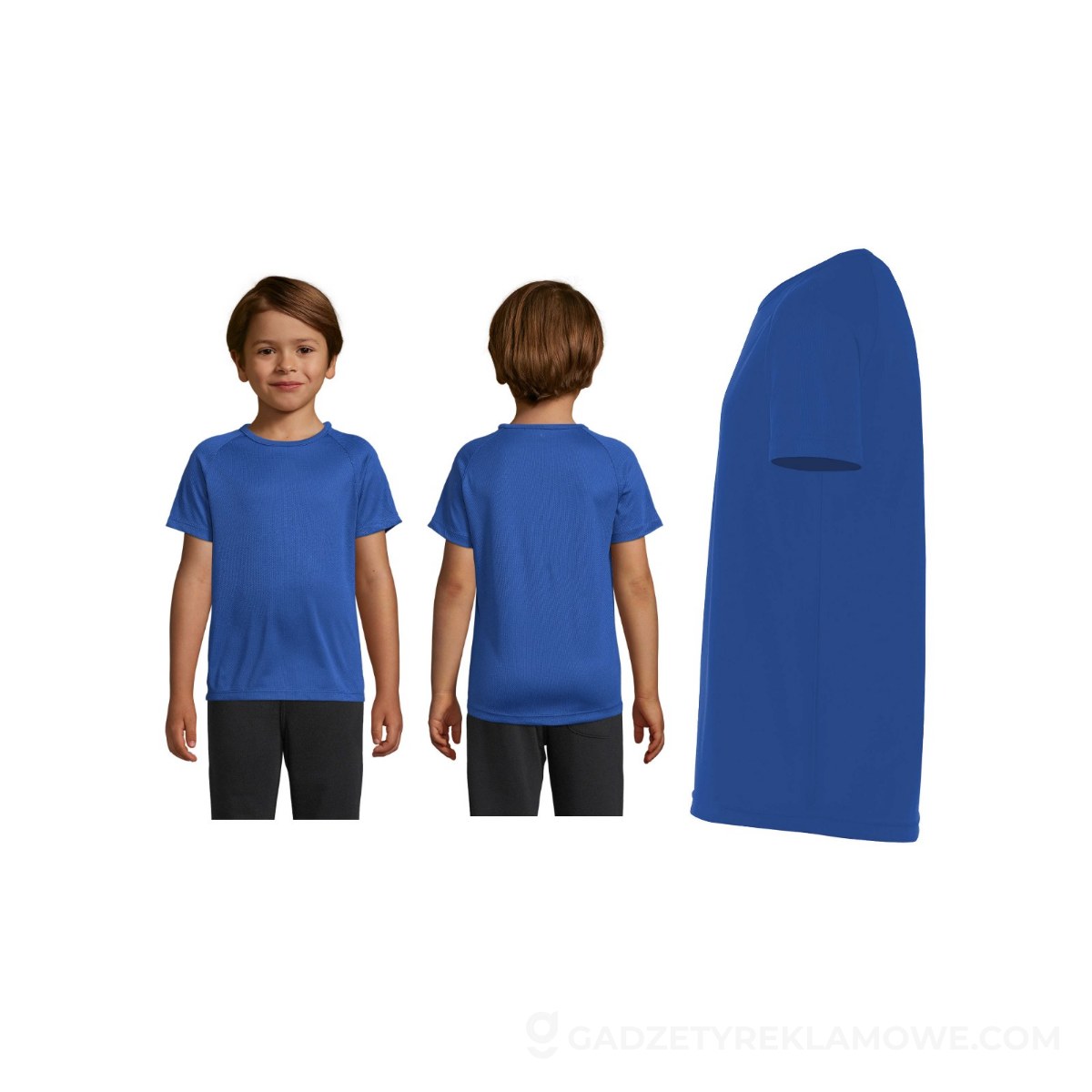 SPORTY Dziecięcy T-Shirt SPORTY KIDS - Niebieski - XXL