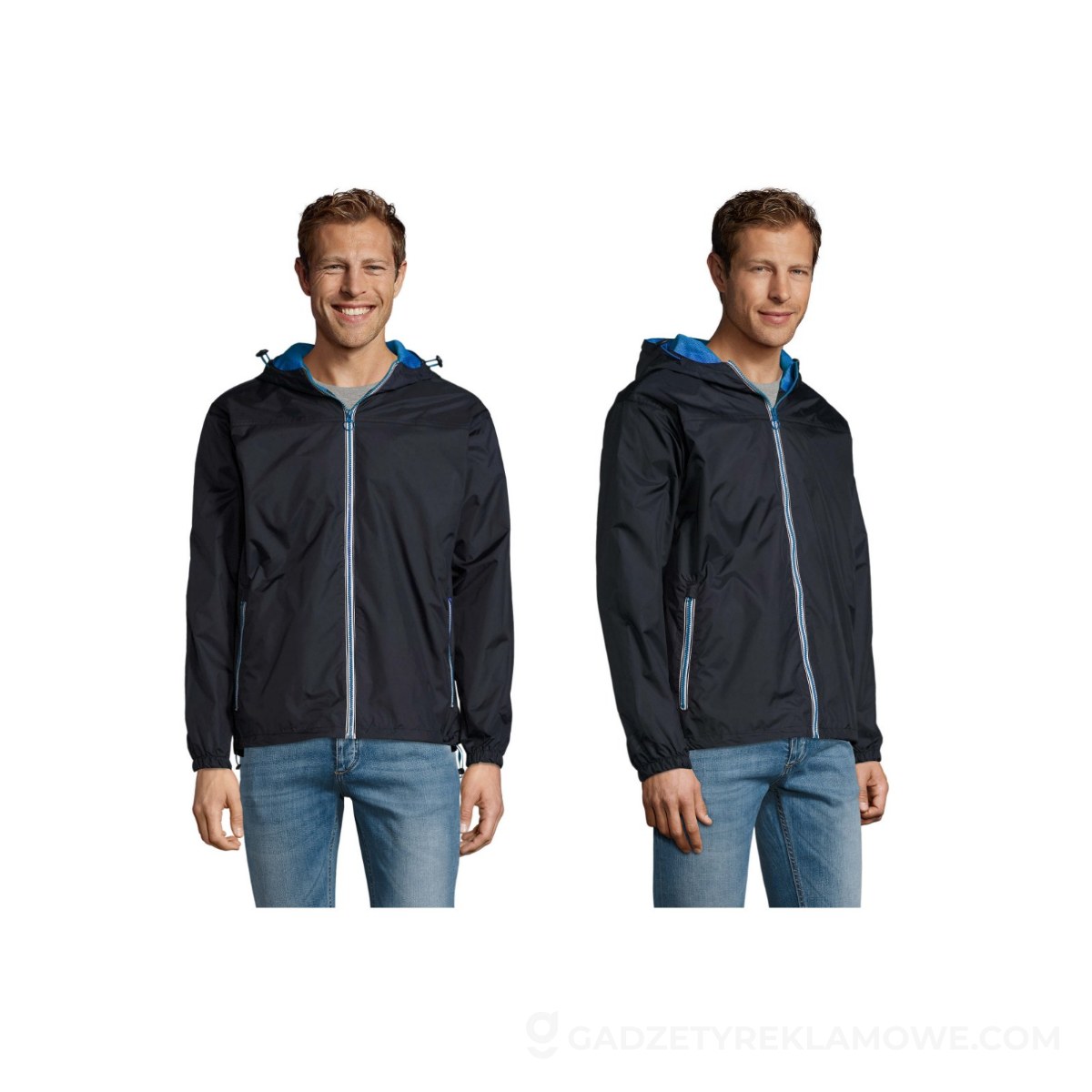 SKATE LINED WINDBREAKER SKATE - Navy/Royal - 3XL