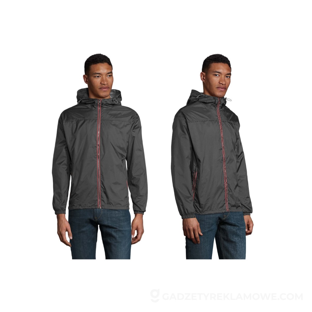 S01171-IM-XS-wariantu-watermark SKATE LINED WINDBREAKER SKATE - Black/Dark Grey - XS