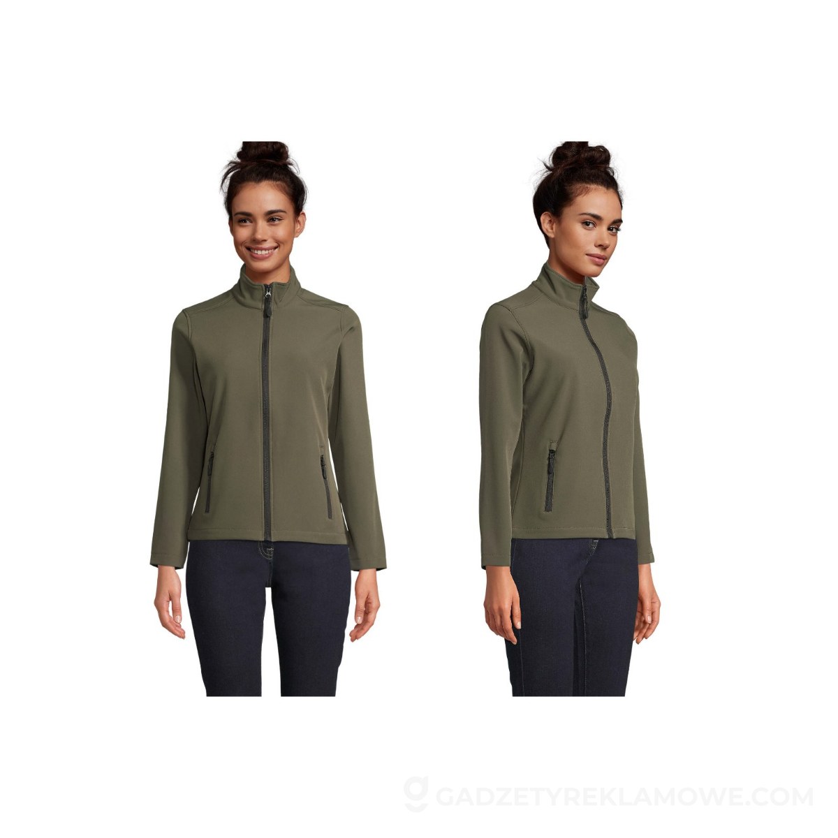 S01194-AR-XL-wariantu-watermark RACE Damskie Softsh. Kurtka RACE WOMEN - Army - XL