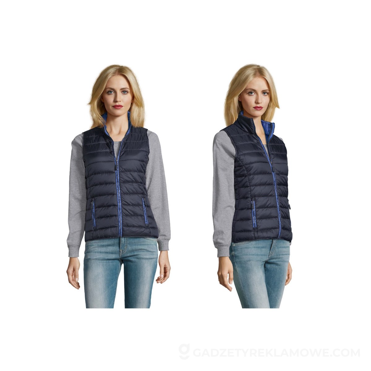 WAVE Damska kamizelka 180g WAVE WOMEN - Granatowa - L