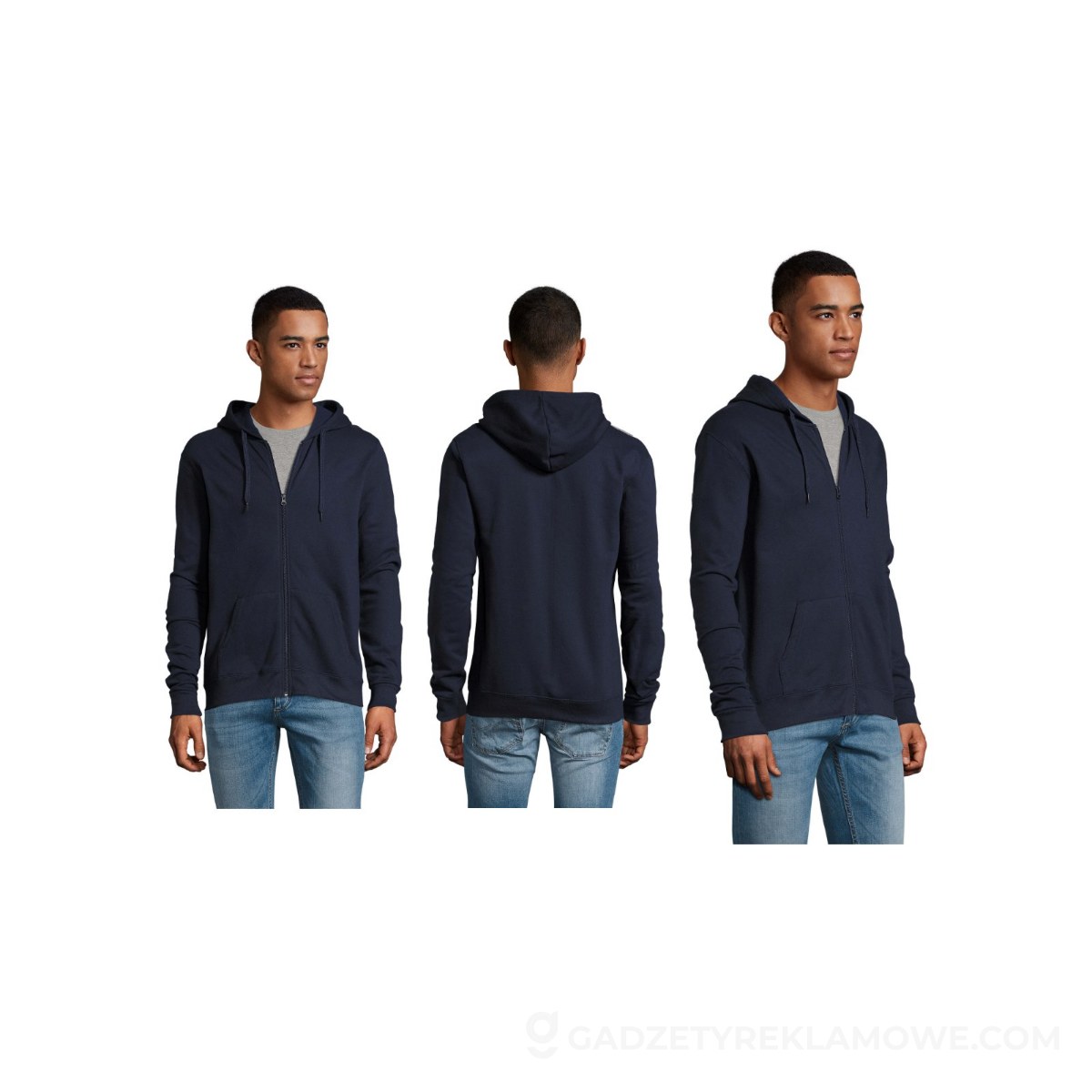 STONE UNI HOODIE 260g STONE - French Navy - XXL