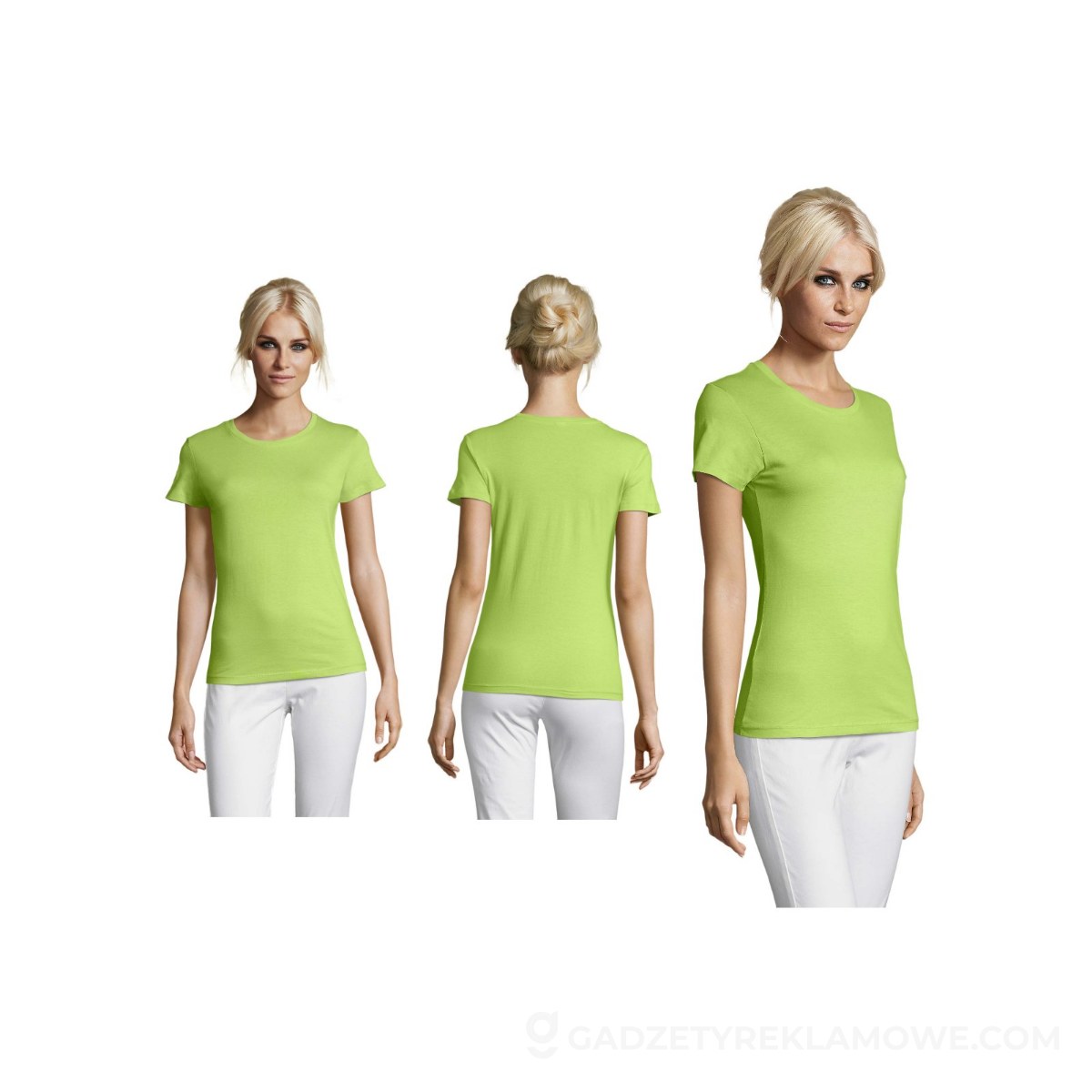 REGENT Damski T-Shirt 150g REGENT WOMEN - Apple Green - XXL