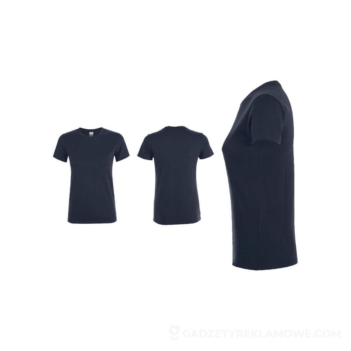 REGENT Damski T-Shirt 150g REGENT WOMEN - French Navy - XL