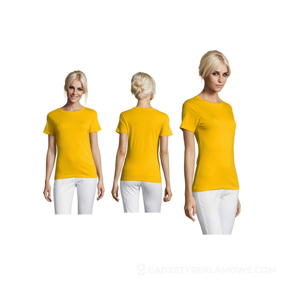 REGENT Damski T-Shirt 150g REGENT WOMEN - Dorada - S